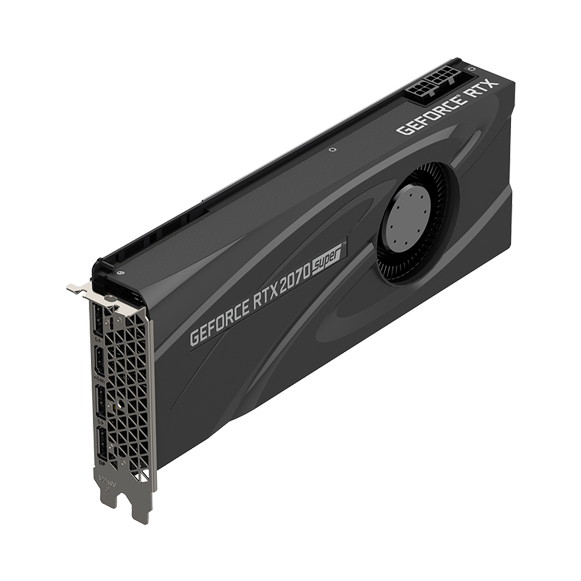 PNY GEFORCE-RTX 2070 8GB, Graphic Card Front Angle, Ehtemam Shop