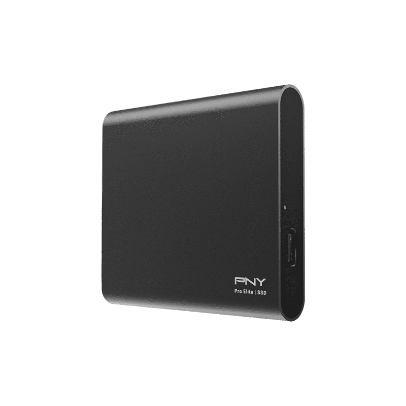 Ehtemam PNY PRO ELITE GEN.2 250GB PORTABLE SSD Front Angle