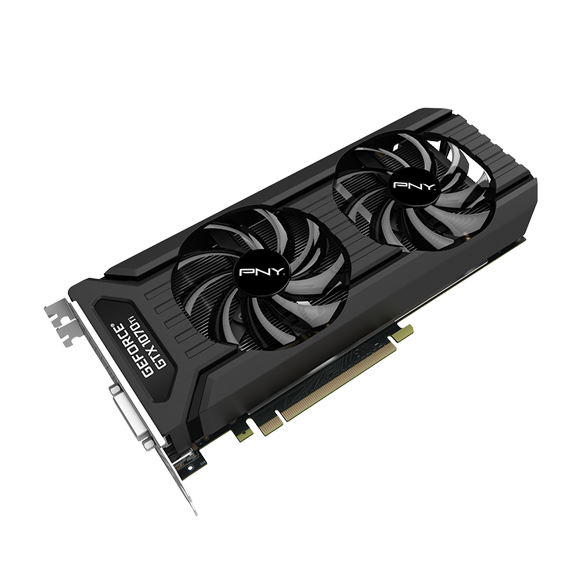 PNY GEFORCE GTX 1070 TI TWIN, Graphic Card Up Angle, Ehtemam Shop