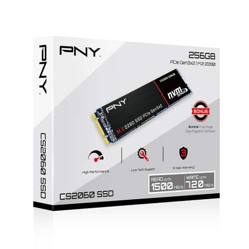 Ehtemam PNY SSD CS2060 M.2 2280 PCLE 256GB Pack