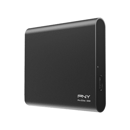 Ehtemam PNY ELITE USB 3.1 GEN1 480GB PORTABLE SSD Front Angle