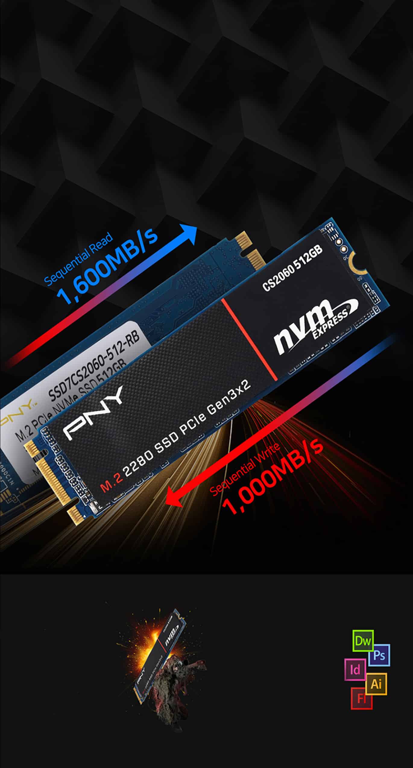 Ehtemam PNY SSD CS2060 M.2 2280 PCLE 512GB banner1